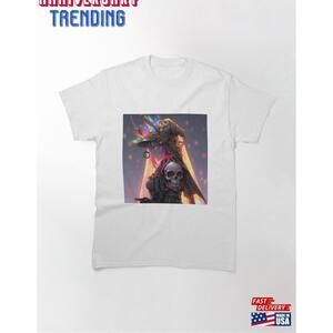 Dark Fantasy Witchy Shaman Anime Girl Classic Tshirt